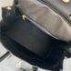 Шкіряна сумка з ручкою 25см золота фурнітура КТ-835-25 Чорна