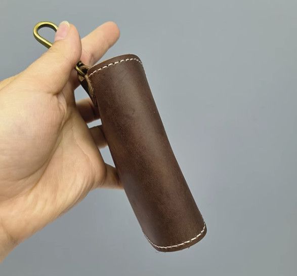 Кожаная ключница Lanvery С01-КТ-10202 Коричневая