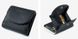 Міні шкіряний гаманець складаний з відділом для дрібниці А15-КТ-10263 Чорний