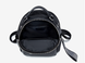 Шкіряний рюкзак середнього розміру з широким ремінцем на плече А15-КТ-2873 Чорний