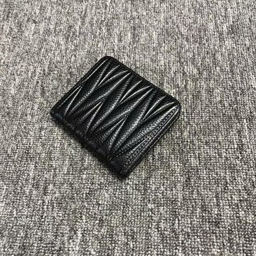 Маленький шкіряний гаманець книжечка хвиляста фактура С21-КТ-10262 Чорний