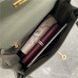 Кожаная сумка с ручкой 28см с брелком замочком + платочек КТ-815-28 Бежевая