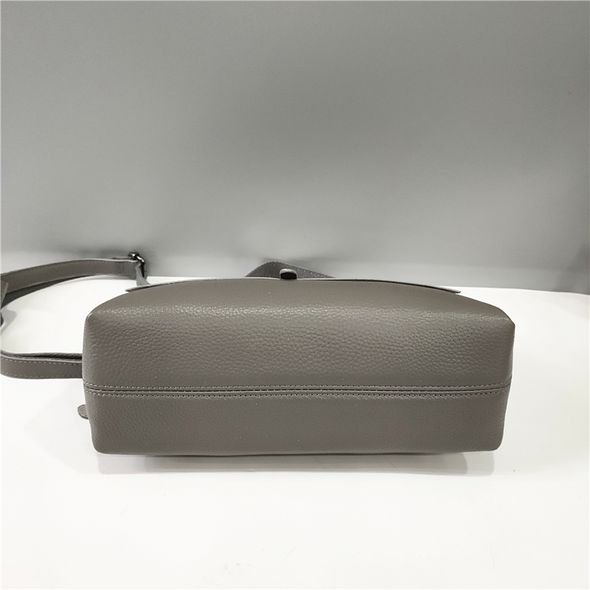 Шкіряна сумка з прямим клапаном Moderna С01-КТ-399 Чорна