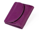 Міні шкіряний гаманець складаний з відділом для дрібниці А15-КТ-10263 Фіолетовий