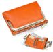 Подвійний шкіряний гаманець з фермуаром (посмішка) А15-КТ-10264 Червоний