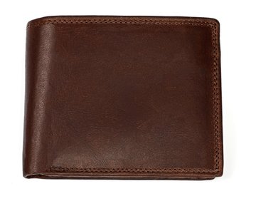 Кожаный небольшой мужской кошелек портмоне А03-КТ-10246 Коричневый