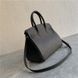 Шкіряна сумка жіноча з двома ручками 30см КТ-835-30 Чорна