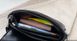 Сумка з круглим гаманцем у комплекті гладка стьобана фактура А08-1849 Чорна