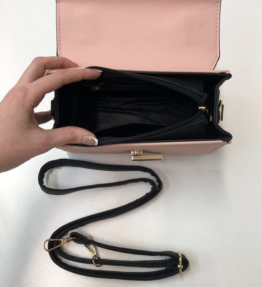 Модная сумочка в форме трапеции (0313-S) Розовый