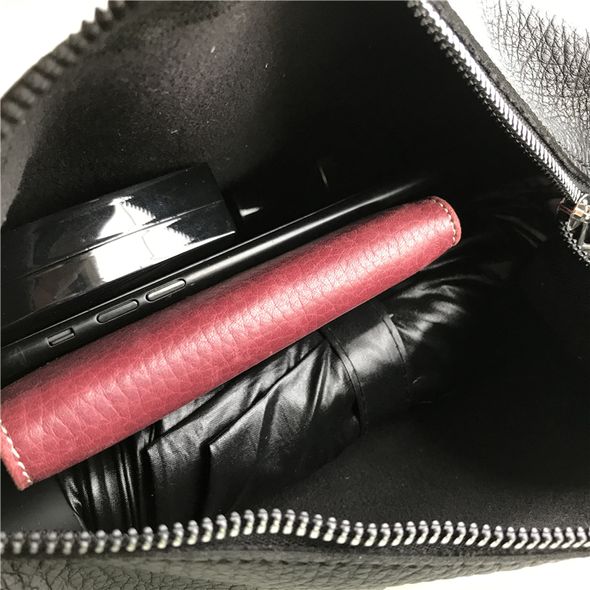 Жіноча сумка багет із короткою ручкою під руку С67-1840 Чорна