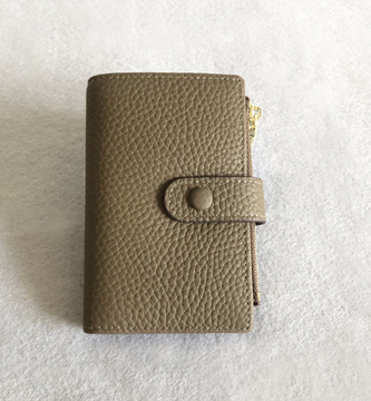 Шкіряний гаманець ключниця з відділом для монет КТ-10310 Мокко