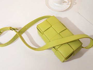 Стильна сумка клатч плетена фактура А07-1824 Зелена
