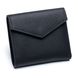 Маленький шкіряний гаманець книжка з клапаном конверт А15-КТ-10228 Бежевий