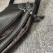 Кожаная мужская сумка через плечо мягкая фактура С21-КТ-4006 Черная