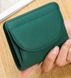 Міні шкіряний гаманець складаний з відділом для дрібниці А15-КТ-10263 Зелений
