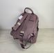 Женский кожаный рюкзак с широким ремнем на плечо С101-КТ-2813 Розовый