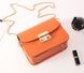 Стильная сумка клатч на цепочке в стиле фурла 0154 Оранжевый