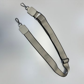 Ремень для сумки, плечевой пояс, широкий ремешок на плечо арт.1004-6 Белый