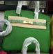 Шкіряна сумка популярна жіноча з двома ручками 30см КТ-835-30 Трявяно-Зелена
