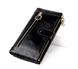 Шкіряний великий гаманець 2 відділення на блискавці А03-КТ-10260 Чорний