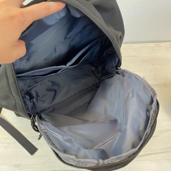 Стильный городской текстильный рюкзак универсальный А-0578 Серый