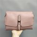 Жіноча шкіряна сумка клатч із двома ручками С01-КТ-325 Рожева