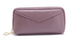 Кожаный кошелек косметичка с ремешком на руку А03-КТ-10218 Фиолетовый