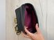 Женская сумка с плоской застежкой стеганая с цепочками А05-1863 Чорна