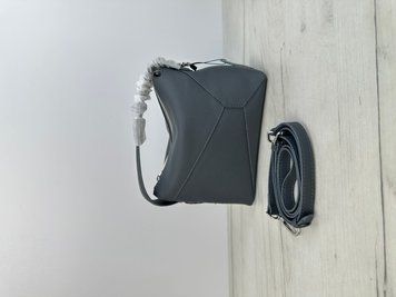 Сумка шкіряна з поворотною ручкою Lanvera с101-кт-4414 Синя