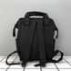 Текстильний рюкзак з ручками и шлейками С71-0584 Чорний